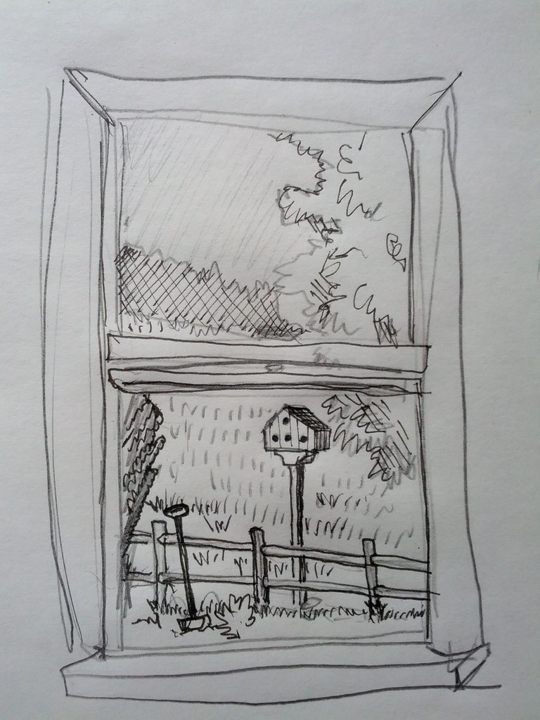 Draw Everything You See Out a Window