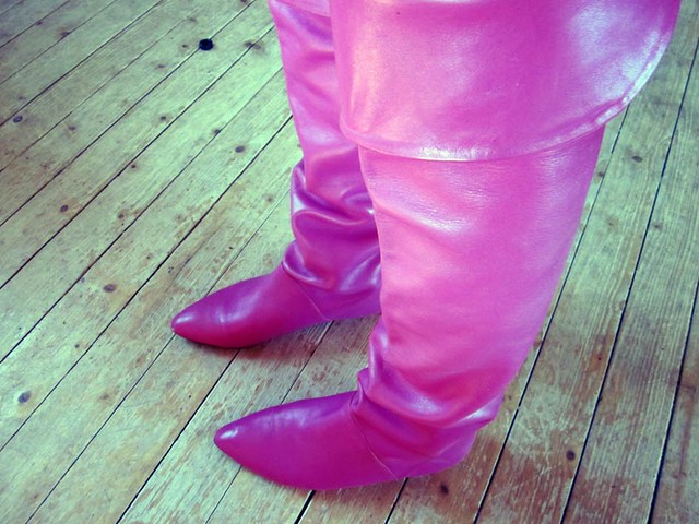 My vintage pink otk boots