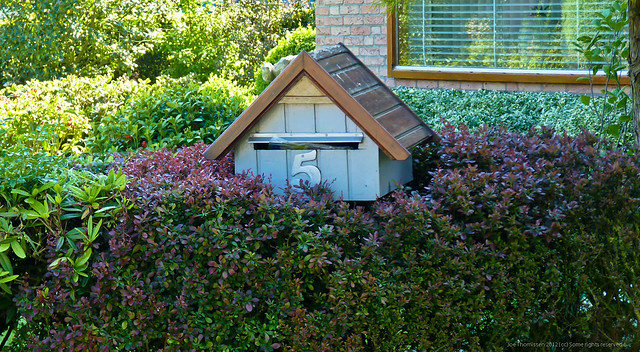 Homemade House mailbox