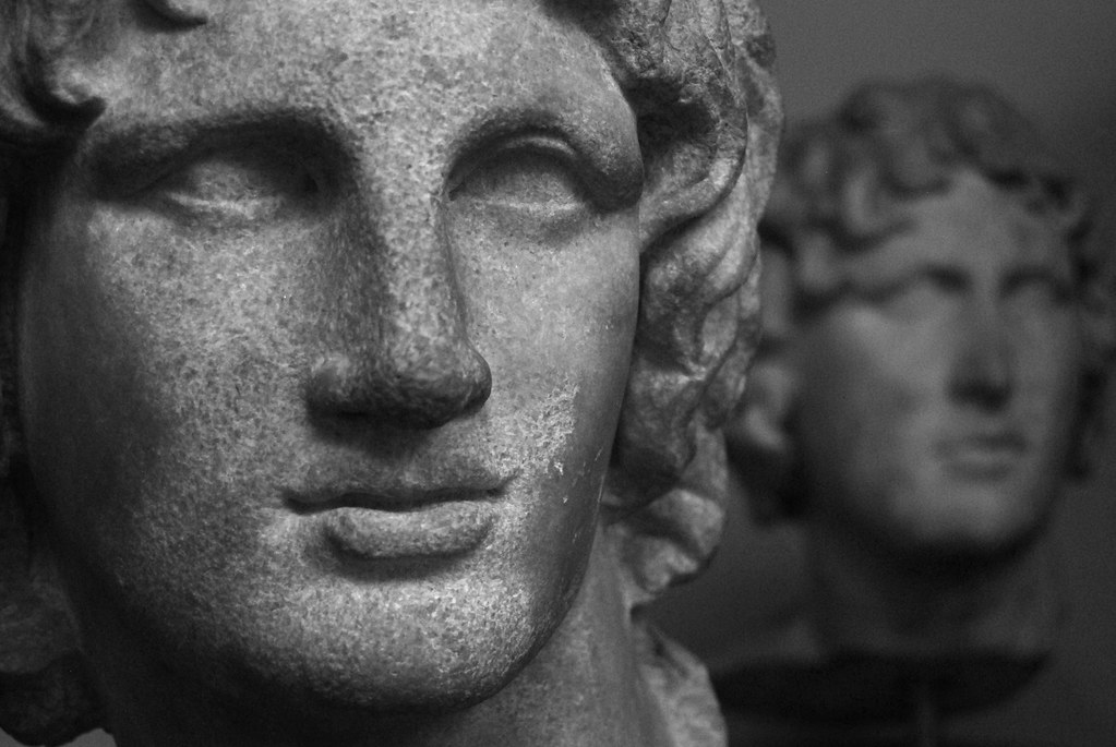 Marble portrait of Alexander the Great, 2nd-1st century BC