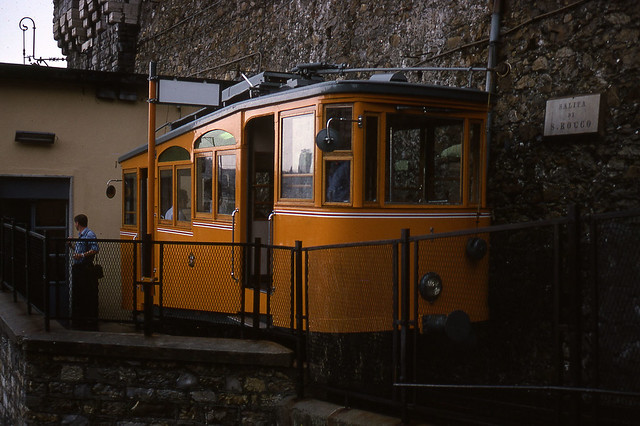 JHM-1976-1661 - Italie, Gènes (Genova), tramway à crémaillère