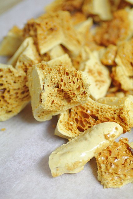 Sponge toffee- honeycomb candy