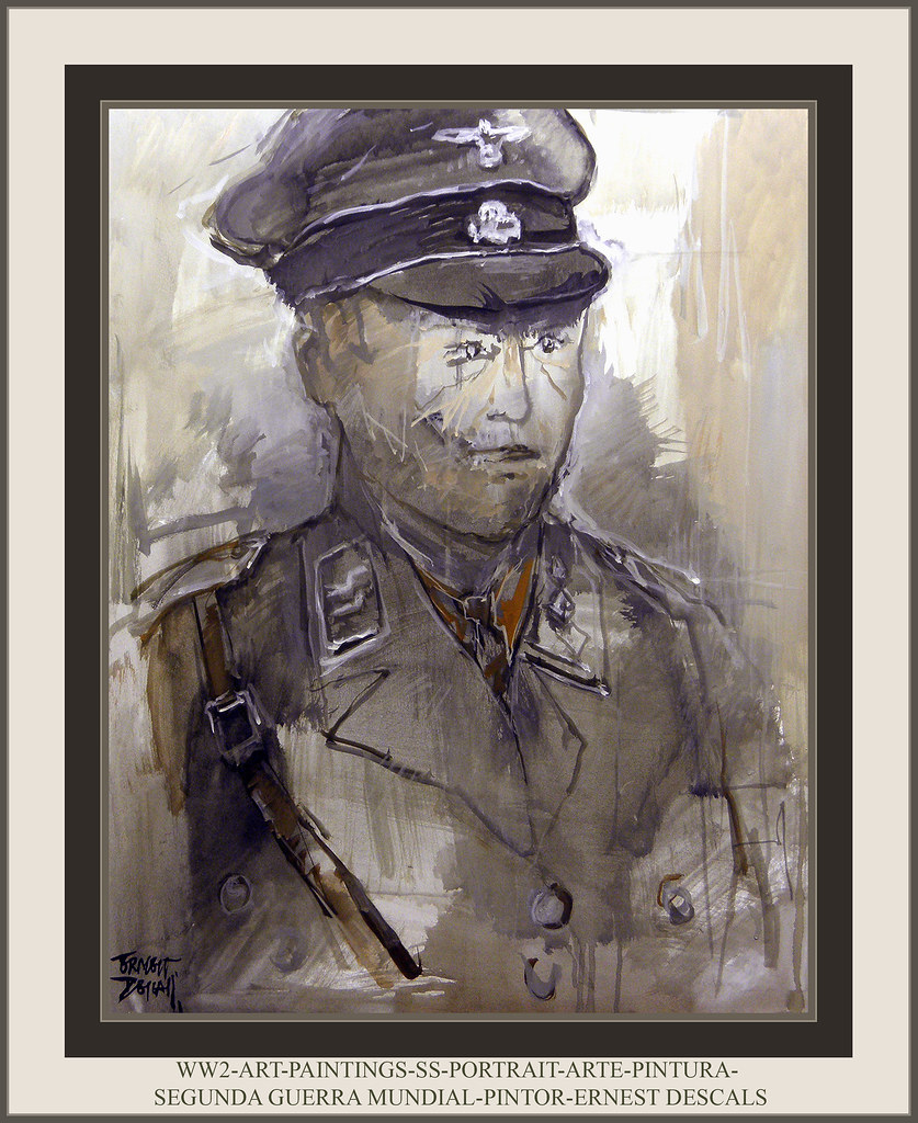 WW2-ART-PAINTINGS-SS-PORTRAIT-ARTE-PINTURA-SEGUNDA GUERRA … | Flickr