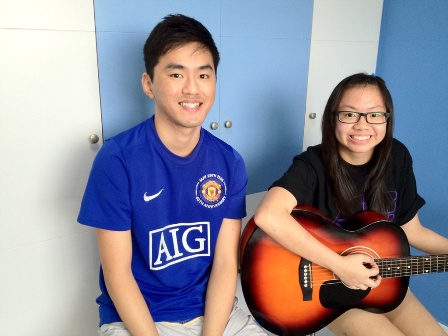 Private guitar lessons Singapore Wan Ting
