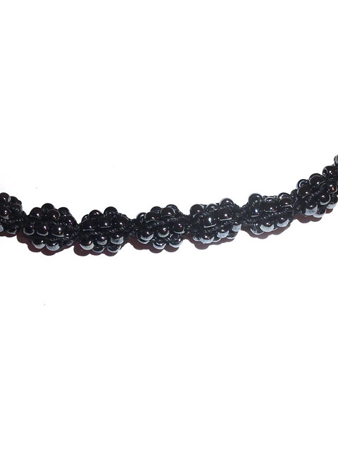 Lik-Lik Creations - Kumihimo black bracelet