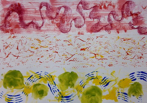 PROJECT 1: DESIGN PRINCIPLES. A2 SIZE CANVAS PAINTING : NOISE FEST. ‘HEARING ART, SEEING NOISE’ | by Momoj15019914