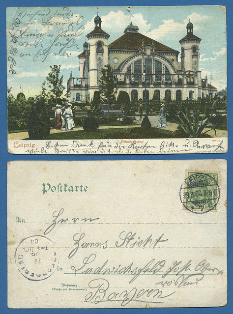 Postkarte Leipzig 1904