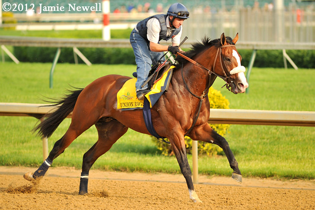 Union Rags gallops for the Derby