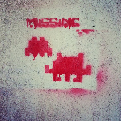 Missing... Spaceinvaders | by valerie bauwens