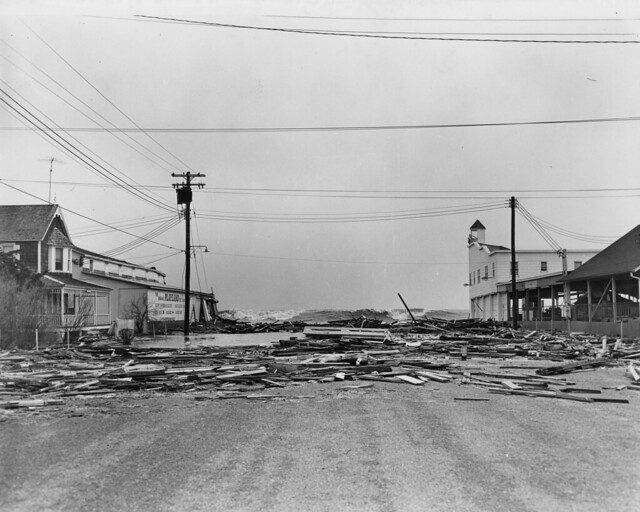 Delaware Ave, Rehoboth Beach, 1962 Storm
