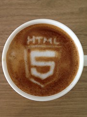 Today's latte, HTML5. ...How many times did I try this?