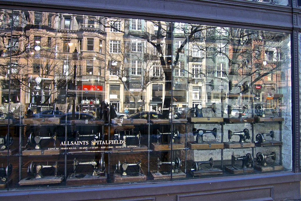 Boston Shop Window Reflection