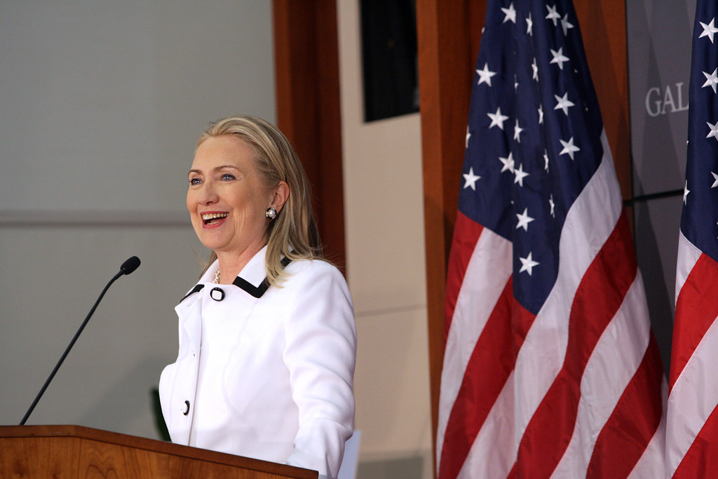US Secretary of State Hillary Rodham Clinton speaks at 