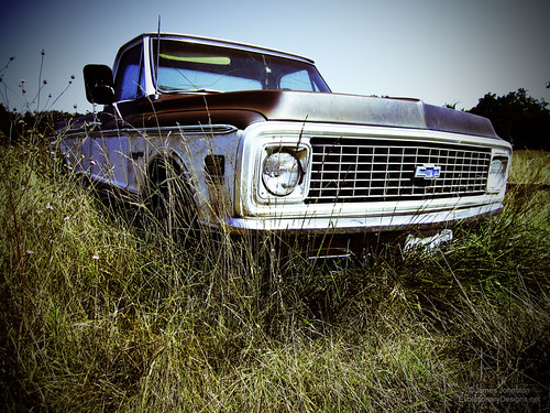 Abandoned Chevy C/10 off HWY 121 | by James Johnston Photography