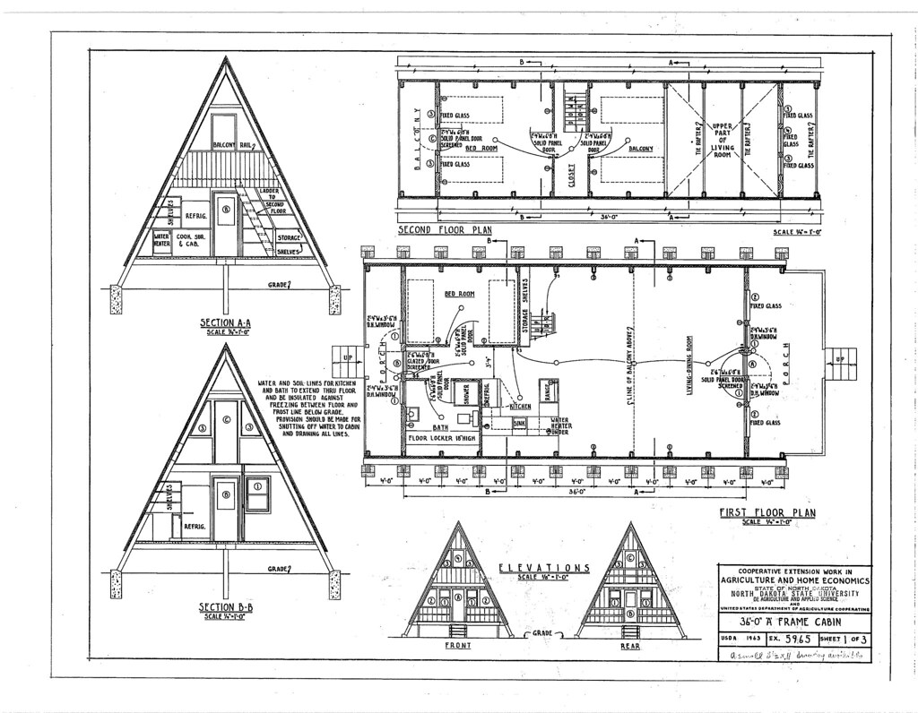 A Frame House Plans Free | The Best A Frame House Plans Free… | Flickr