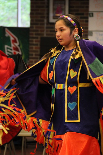 Traditional dancing by Osseo's American Indian Education Program