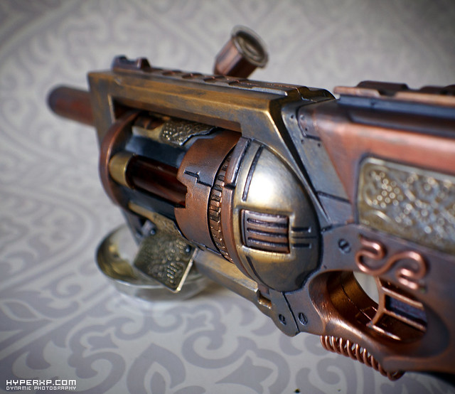 Steampunk Gun : 6 : Nerf Maverick : TinkSPG