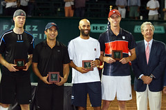 US Men's Clay Court Championships Doubles Final Trophy Presentation