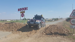 Navigating roadworks in Kazakhstan
