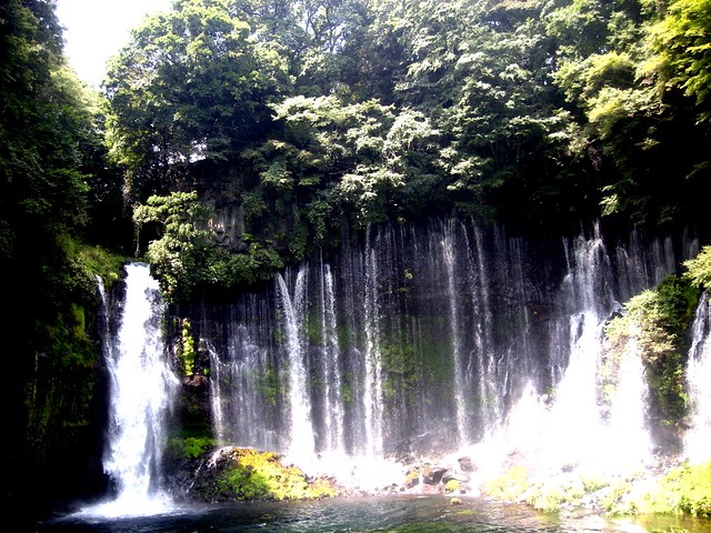 Wall of waterfalls