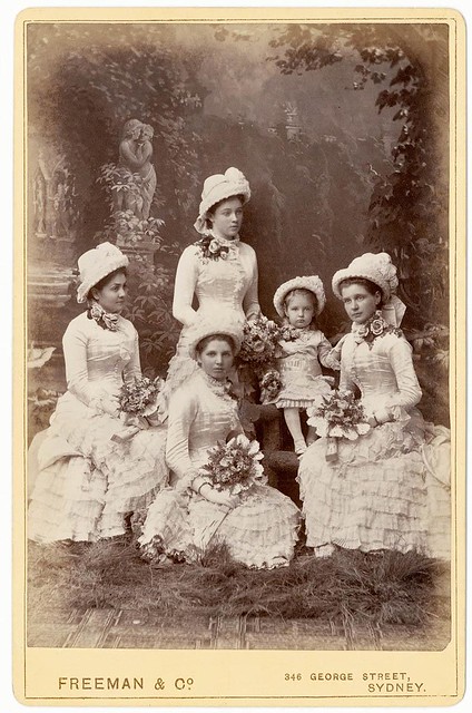 Knox family bridesmaids, Sydney, March 1882 / photographer Freeman & Co., Sydney
