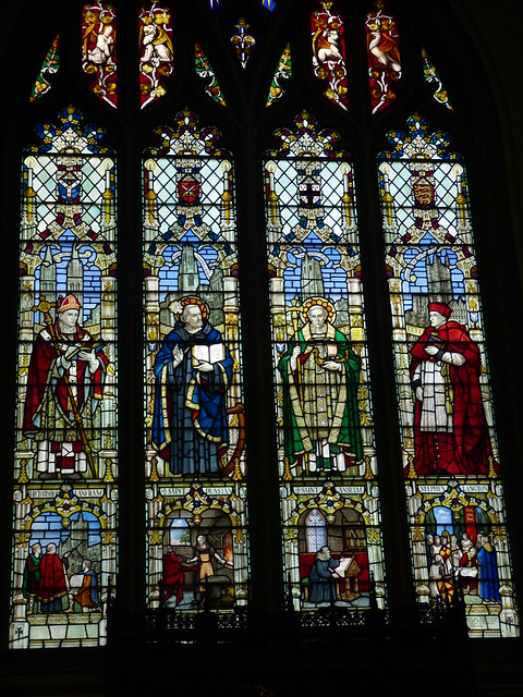 St Dunstan in the West, NorthEast Window, above altar.