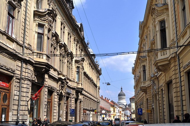 Cluj Napoca (Rumanía). Calle Iuliu Maniu