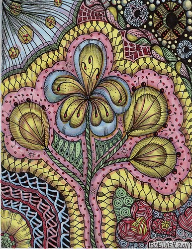 Carolyn Boettner's Coloring Page 04 | I've done a review of … | Flickr