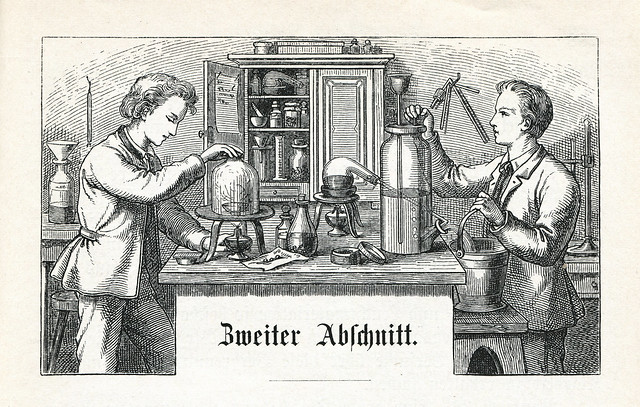 Des deutschen Knaben Experimentierbuch, Kapitelbild Chemie 2