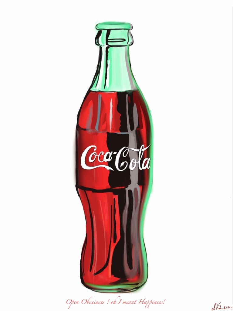 Coca Cola Bottle- 3D Pencil Drawing By NIKHIL BARGODE, Drawing Fine Art for  Sell