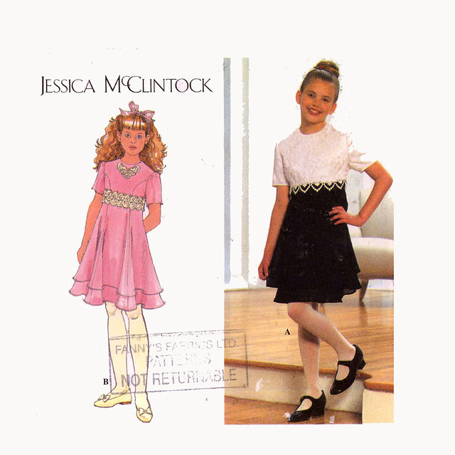 Simplicity 7402 girls Jessica McClintock