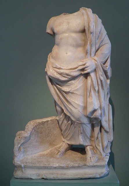 Petite statue d'Esculape acéphale, Ve siècle, MSR, Musée Saint-Raymond, Villa romaine de Chiragan, Musée des Antiques de Toulouse