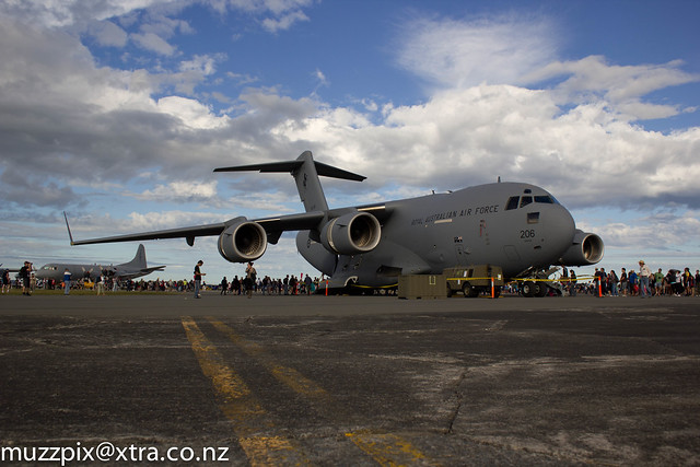 NZ Airforce 75th Anniversary airshow - RAAF Globemaster