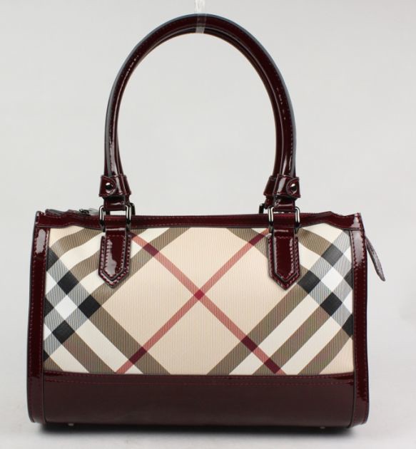 Burberry_00020_267 | Burberry Nova Check Top Handle Bag Maro… | Flickr