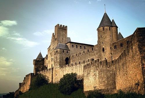 sunset castle sony 28mm cité alpha château carcassonne castillo a330 carcasona lacité kitero