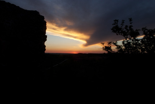 Peñaranda de Duero 01304172014 by jcbm39, sunset castle primavera landscape spring ruins day afternoon seasons paisaje hike ruinas puestadesol
