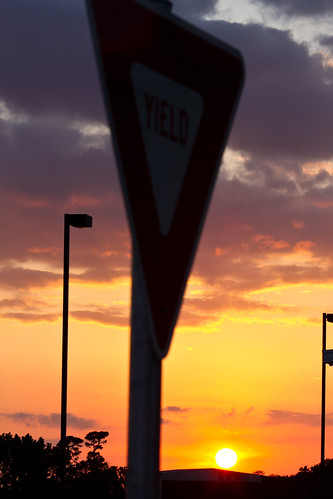 Sunset by 730 Designs, Central Heights, TXtrees sunset cloud sun tree sign clouds texas tx yield