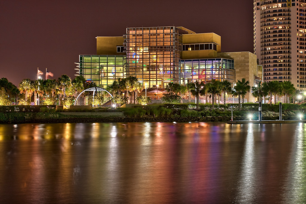 Tampa Bay History Center at Night Tampa Bay History