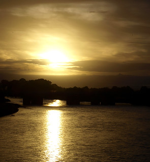Sunrise over the River Esk