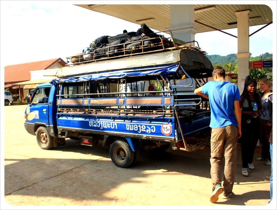 pick up truck in Laos