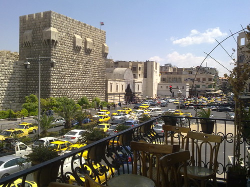 cafe citadel syria damascus damas