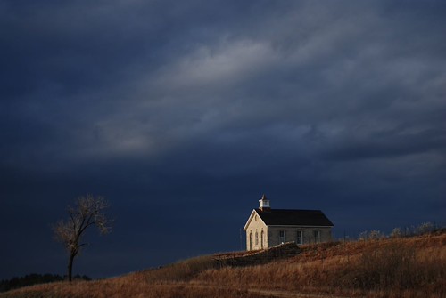 Light on Prairie Schoolhouse by Get The Flick, I'm pretty sure this is a winner.  I'll tell the whole story later because this picture was about 1,