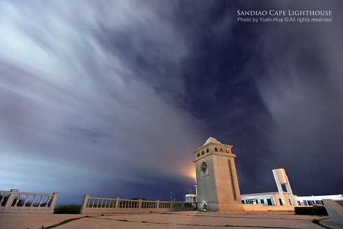 Sandiao Cape Lighthouse at Night │ July 22, 2012 by *Yueh-Hua 2023