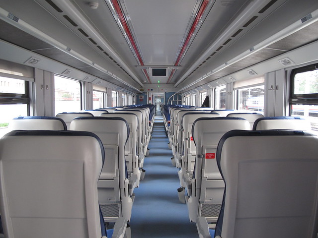 IZMIR - Inside the new train wagon