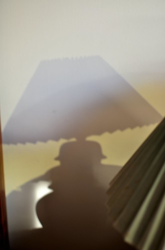 shade by Worjohn, Sunrise, light hits Grandfather clock, I usually leave the blinds to protect it's wood.   Not this m