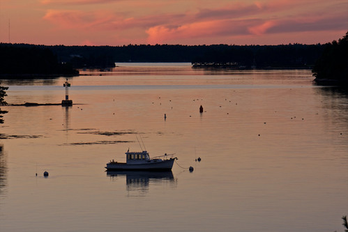 ocean sunset usa america boats harbor inn gate view room united maine resort states yachts southport boothbay