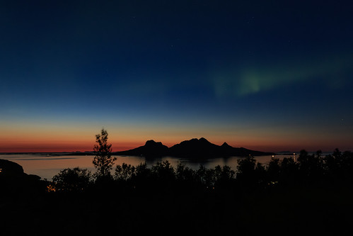 auroraborealis evening island landegode landscape nordlys northernlights solnedgang sunset bodø nordland norway no