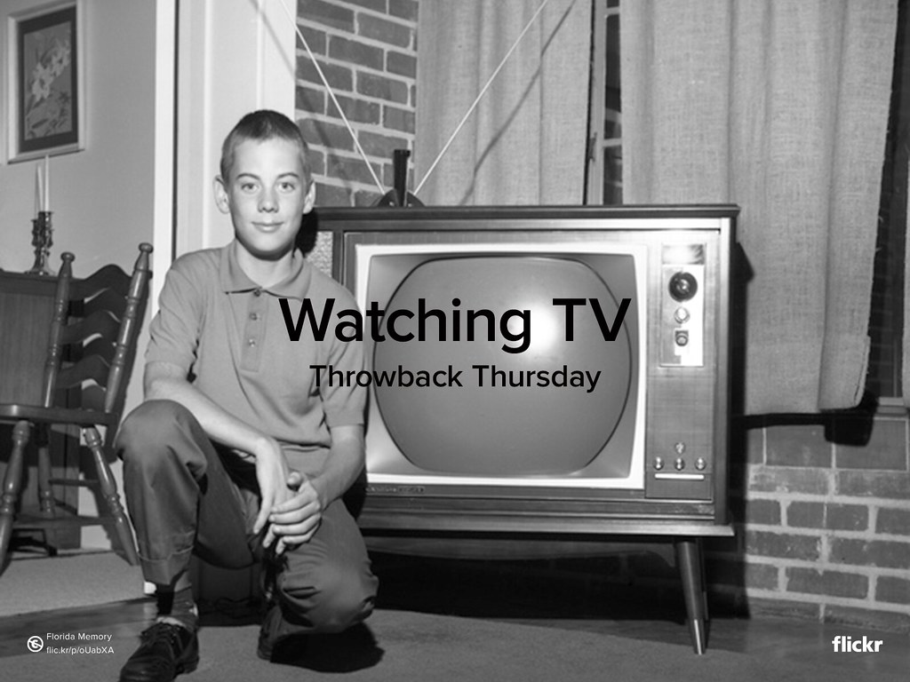 Throwback Thursday: Watching TV