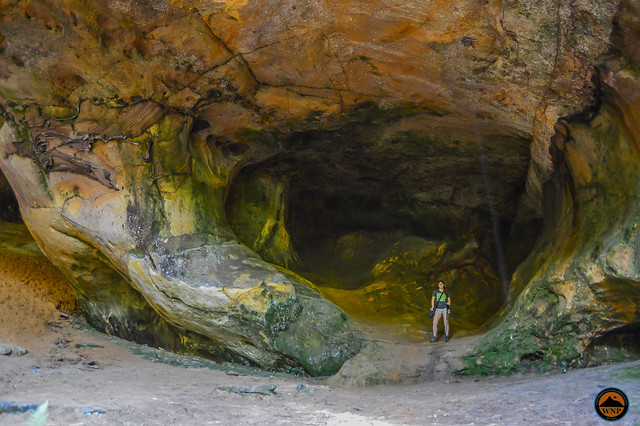 Autumn staning in a section of the Sand Cave