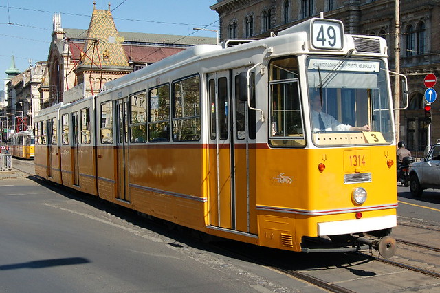 BKV Tram 1314 - Budapest, Hungary
